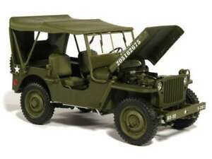 【送料無料】ホビー 模型車 車 レーシングカー ジープアメリカフードコレクションクローズjeep willys us army 1942 capote fermee voiture de collection 118