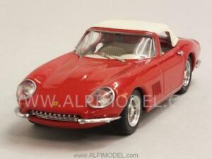 【送料無料】ホビー　模型車　車　レーシングカー フェラーリクモベストferrari 275 gtb spider nart 1967 closed red 143 best 9579