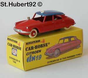 【送料無料】ホビー　模型車　車　レーシングカー シトロエンパリタクシーホイールリムcarhorse citroen ds 19 taxi parisien type 2 jante dinky