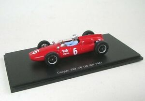 【送料無料】ホビー　模型車　車　レーシングカー クーパーペンスキーアメリカcooper t53 r penske n6 us gp 1961