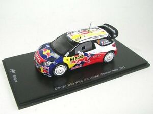【送料無料】ホビー　模型車　車　レーシングカー レースドイツcitroen ds3 wrc 2 gangant course allemagne 2011