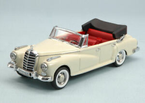 【送料無料】ホビー　模型車　車　レーシングカー メルセデスカブリオモデルリオmercedes 300 d 1958 cabrio white 143 model rio4459 rio