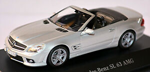 【送料無料】ホビー　模型車　車　レーシングカー メルセデスベンツロードスターシルバーmercedes benz sl 63 amg r 230 roadster 200811 argent argent metal 143 minicham