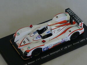 【送料無料】ホビー　模型車　車　レーシングカー スパークグリーブスルマンspark s2533 zytek nissan greaves mspt n41 8eme le mans 2011 1er lmp2 143