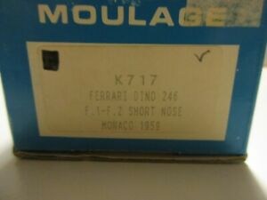 【送料無料】ホビー　模型車　車　レーシングカー エクスアンプロヴァンスフェラーリディノモナコｋprovence moulage 143 ferrari dino 246 f1 f2 short nose gp monaco 1959 k717