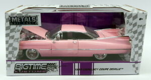 【送料無料】ホビー　模型車　車　レーシングカー スケールモデルキャデラッククーペピンクjada 96801 124 scale model car 1959 cadillac coupe deville pink