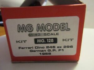 【送料無料】ホビー　模型車　車　レーシングカー モデルフェラーリディノドイツキットmg model 143 ferrari dino 246 ex 296 german gp f1 1958 kit mg 128