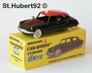 【送料無料】ホビー　模型車　車　レーシングカー シトロエンパリタクシーホイールリムcarhorse citroen ds 19 taxi parisien type 1 jante dinky