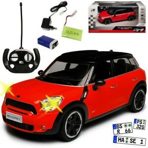 【送料無料】ホビー　模型車　車　レーシングカー ミニクーパーレッドセットmini cooper countryman s rouge 1 generation 20102017 set complet avec akku