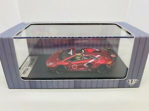 【送料無料】ホビー　模型車　車　レーシングカー ランボルギーニポンドmce 164 lamborghini aventador rojo lb works