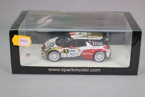 【送料無料】ホビー　模型車　車　レーシングカー スパークシトロエンローブラリーze424 spark 143 citroen ds3 wrc winner rallye du var 2014 loeb ref sf081 edl nb