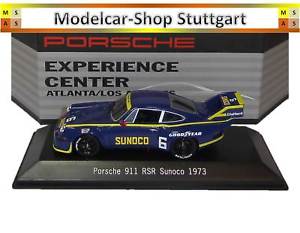 【送料無料】ホビー　模型車　車　レーシングカー ポルシェセンターアトランタスパークmusee porsche 911 rsr sunoco 1973 experience centre atlanta l a spark 143