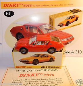 【送料無料】ホビー　模型車　車　レーシングカー アトラスアルパインルノーテールゲートボックスレッドdinky toys atlas alpine renault a310 rouge hayon ouvrant 143 ref 1411 in box