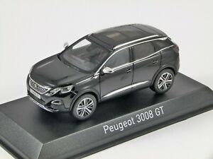 【送料無料】ホビー　模型車　車　レーシングカー プジョーグアテマラブラックスケールモデルpeugeot 3008 gt noir echelle 143 modele par norev