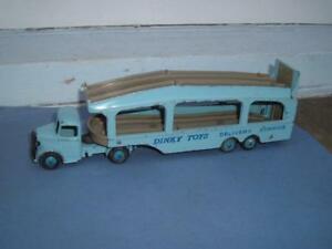 【送料無料】ホビー　模型車　車　レーシングカー ＃ビンテージトランスポートトラックdinky toys 582 bedford pullmore car transporter camion en utilise vintage used
