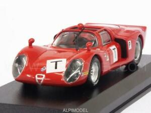 【送料無料】ホビー　模型車　車　レーシングカー アルファロメオルマンテストベストalfa romeo 332 t le mans test 1968 bianchizeccoligrosselintro 143 best 9647