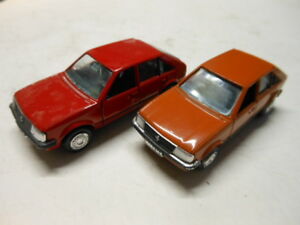 【送料無料】ホビー　模型車　車　レーシングカー ガマオペルモデル2 rare opel kadett d modeles de gama en 143 2
