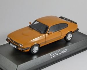 【送料無料】ホビー　模型車　車　レーシングカー オレンジスケールモデルフォードカプリ1980 ford capri mkiii en orange echelle 143 modele par norev