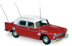 【送料無料】ホビー　模型車　車　レーシングカー プジョーレースディレクタータスクロッソpeugeot 404 directeur de course lequipe norev rosso 143