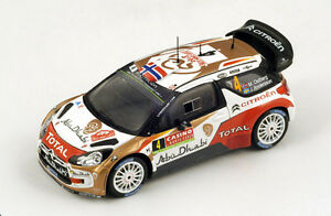 【送料無料】ホビー　模型車　車　レーシングカー スパークシトロエンラリーモンテカルロspark citroen ds3 4 4th rally monte carlo 2014 m ostberg s3789 143