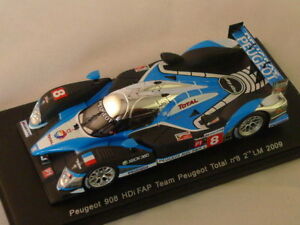 【送料無料】ホビー　模型車　車　レーシングカー スパークプジョールマンspark s1289 peugeot 908 hdi fap 2nd le mans 2009 n8 143
