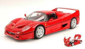 【送料無料】ホビー 模型車 車 レーシングカー フェラーリferrari f50 1995 red 118 bburago 16004r