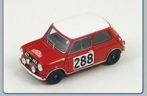 【送料無料】ホビー　模型車　車　レーシングカー スパークモーリスミニクーパーモンテカルロアンブローズspark s1187 mini morris cooper monte carlo 1963 n288 aaltonen ambrose 143
