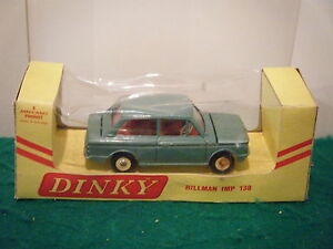 【送料無料】ホビー　模型車　車　レーシングカー ヒルマンメタリックグリーンボックスdinky no 138 hillman imp vert metallique export box