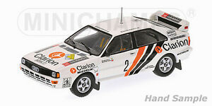 【送料無料】ホビー　模型車　車　レーシングカー アウディクワトロクラリオンラリースウェーデン143 audi quattro a2 clarion rally suede 1984 per eklund
