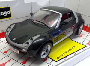 【送料無料】ホビー　模型車　車　レーシングカー スケールカーモデルスマートロードスタークーペブラックburago echelle 118 voiture modele 34917smart roadster coupenoir