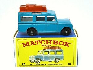 【送料無料】ホビー　模型車　車　レーシングカー タイプシリーズボックスマッチランドローバーサファリmatchbox lesney 12c land rover safari de type e4 serie box