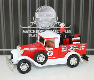 【送料無料】ホビー　模型車　車　レーシングカー マッチプラチナフォードモデルテキサコオイルmatchbox collectibles platinum edition 92125 1930 ford model atexaco huile