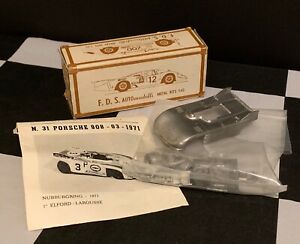 【送料無料】ホビー　模型車　車　レーシングカー マルティーニポルシェニュルブルクリンクホワイトメタルモデルキットfds 31 143 martini porsche 908 03 nurburgring 1971 white metal model kit boxed
