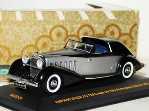 【送料無料】ホビー　模型車　車　レーシングカー フェルナンデスカップネットワークhispano suiza j12 t68 coupe de ville fernandez amp; darrin ixo museum mus028 143