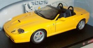【送料無料】ホビー　模型車　車　レーシングカー ホットホイールスケールフェラーリバルケッタピニンファリーナhot wheels 118 scale 29756 ferrari 550 barchetta pininfarinajaune