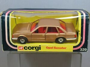 【送料無料】ホビー　模型車　車　レーシングカー ビンテージコーギーモデルオペルセネターハッチングボックスvintage corgi toys model 329 opel senator berline vn en parfait etat, dans sa boite