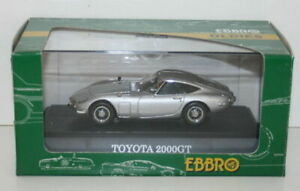 【送料無料】ホビー　模型車　車　レーシングカー モデルトヨタシルバーebbro models 143 106 toyota 2000 gt silver