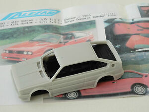 【送料無料】ホビー　模型車　車　レーシングカー モデルアルファロメオスプリントalezan models 143 alfa romeo sprint qv 1,5l zender 1986