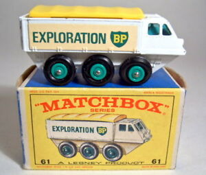 【送料無料】ホビー　模型車　車　レーシングカー マッチボックススムーズmatchbox rw 61b maintiendrait stalwart lisse sol dans box