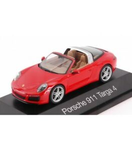 【送料無料】ホビー　模型車　車　レーシングカー ポルシェタルガporsche 911 targa 4 red 143