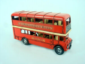 【送料無料】ホビー　模型車　車　レーシングカー ミニチュアバスアールデコroutemaster fermer haut voiture miniature europeen fabrique bus rouge art deco