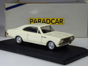 【送料無料】ホビー 模型車 車 レーシングカー フランスオペルホワイトカットki0520 paradcar france opel rekord c coupe 1966 blanc in 143 in ovp