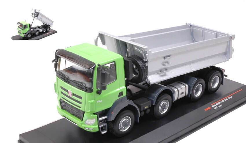 【送料無料】ホビー　模型車　車　レーシングカー タトラフェニックスユーロモデルネットワークモデルtatra phoenix euro 6 8x8 green 2016 143 model tru035a tru035a ixo model
