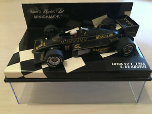 【送料無料】ホビー　模型車　車　レーシングカー ロータスルノーターボ＃デアンジェリス143 lotus 97t renault turbo 11 e de angelis 1985