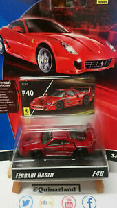 【送料無料】ホビー　模型車　車　レーシングカー ホットホイールフェラーリレーサーhot wheels ferrari racer f40 cg12