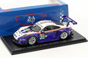 【送料無料】ホビー　模型車　車　レーシングカー ポルシェグアテマラ＃プロクラスルマンporsche 911 991 gt3 rsr 91 2nd lmgte pro classe 24h lemans 2018 143 spark