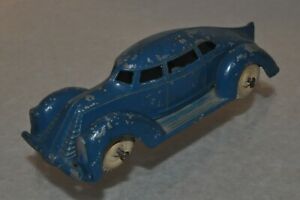 【送料無料】ホビー　模型車　車　レーシングカー アメリカビンテージセダンjj832 manoil usa vintage futuristic streamlined sedan b