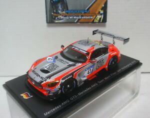 【送料無料】ホビー　模型車　車　レーシングカー メルセデスグアテマラ＃チームマンフィルタニュルブルクリンクスパークmercedes amg gt3 47 team mann filter 24 h nurburgring 2018 143 spark sg419