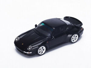 【送料無料】ホビー　模型車　車　レーシングカー スパークモデルポルシェターボブラック