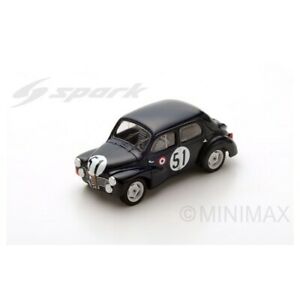 【送料無料】ホビー　模型車　車　レーシングカー スパークルノールマンspark s5213 renault 4cv 1063 n51 24h le mans 1951 jl rosier j esta 143
